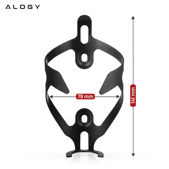 Bottle cage drink water bottle bicycle holder for bicycle bottle universal Black