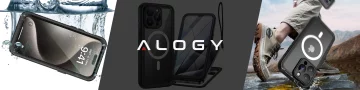 Case for Apple iPhone 15 Pro Armored 360 case for Mag Safe waterproof Armor IP68 Alogy black