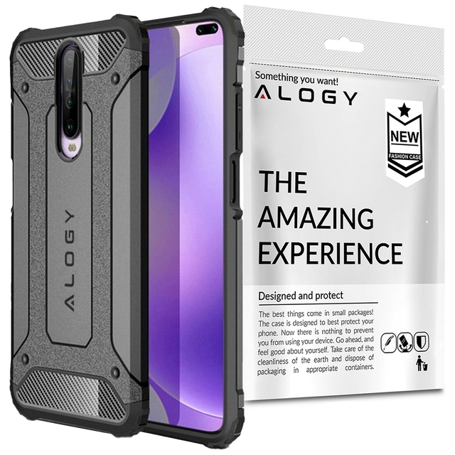 Alogy Hard Armor Hülle für Xiaomi Redmi K30 / Poco X2 grau