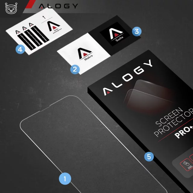 Tvrzené sklo pro Apple iPhone 16 Pro Max Screen Protector 9H Alogy Heavy Pro ™️