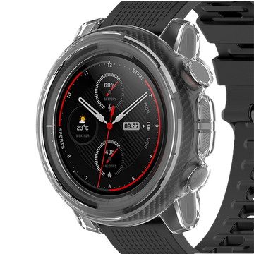 Silikonové pouzdro Alogické pouzdro pro Xiaomi Amazfit Stratos 3 Transparent