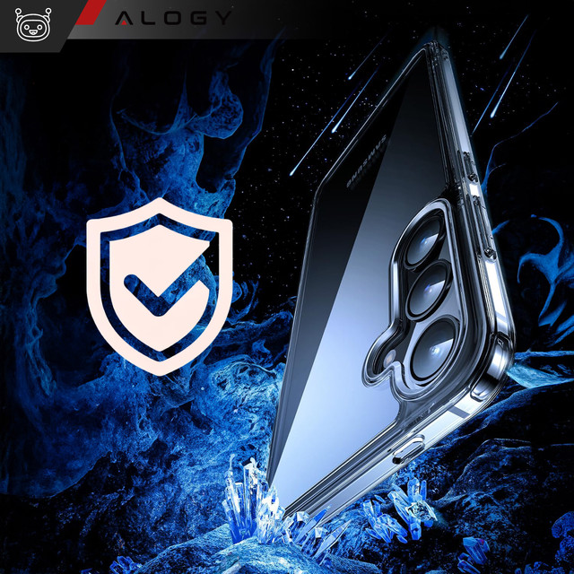 Pouzdro pro Samsung Galaxy S24 Plus Back Cover Hybrid Clear Case Alogy Transparent
