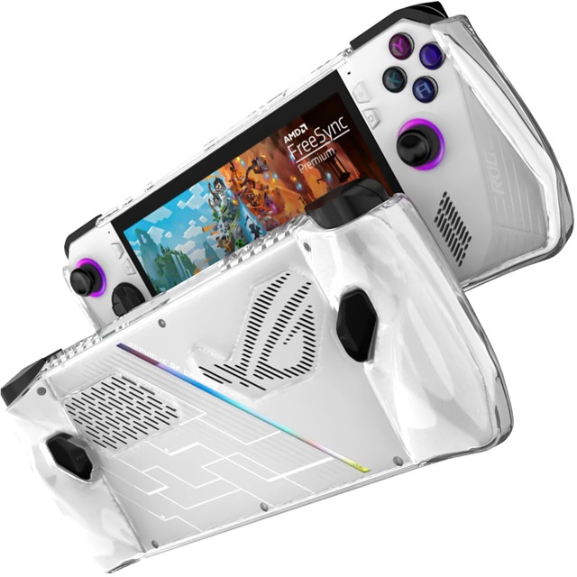 Pouzdro pro Asus Rog Ally Clear Case konzola, kryt pouzdra, silikon, překrytí Alogy, průhledné