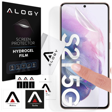 Hydrogel film for Samsung Galaxy S21, protective phone screen, Alogy Hydrogel Film