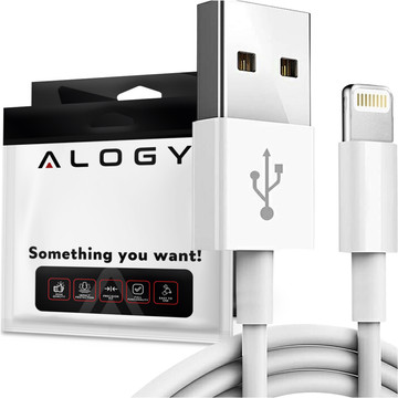 100 cm Alogy Kabel USB auf Lightning White Kabel