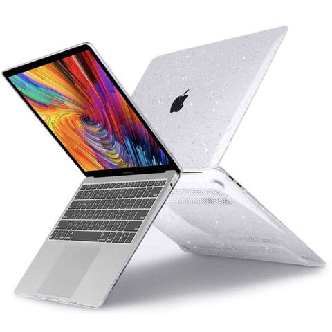 Etui obudowa Alogy Hard Case pro Apple MacBook Air 13 M1 2020 Glitter Clear