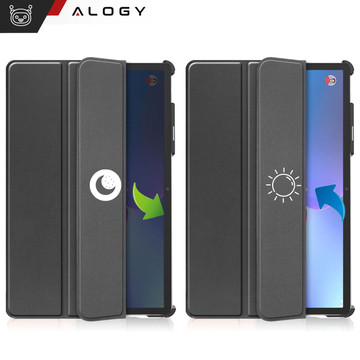 Lenovo Tab P11 Pro 2 Gen 11.2 Tablet Case TB-132FU TB-132XU Case Alogy Book Cover Black