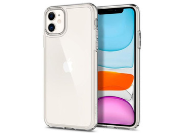 Spigen Ultra Hybrid case for Apple iPhone 11 Crystal Clear alogy glass
