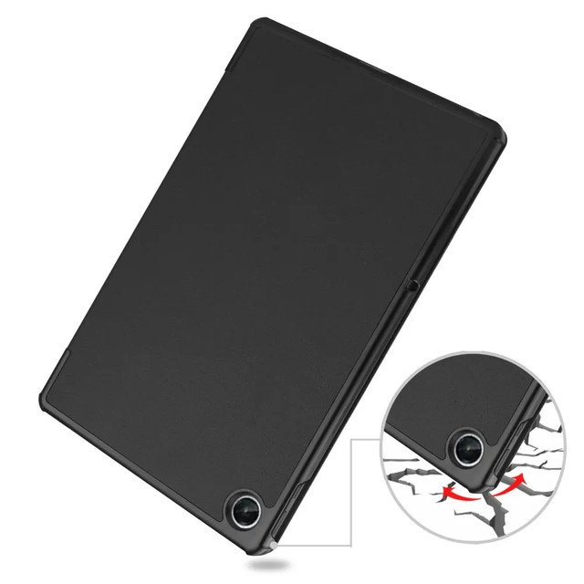 Alogy Book Cover Case for Lenovo M10 Plus 10.6" TB-125F / TB-128F Black Glass