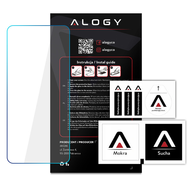 Alogy 9H tempered glass screen protector for Samsung Galaxy M53 5G