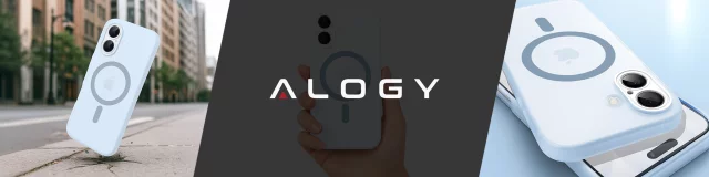 Pouzdro pro Apple iPhone 16 Pro Max Alogy MagSafe Hybrid Matte Case Matte Cover with Lens Protection Black