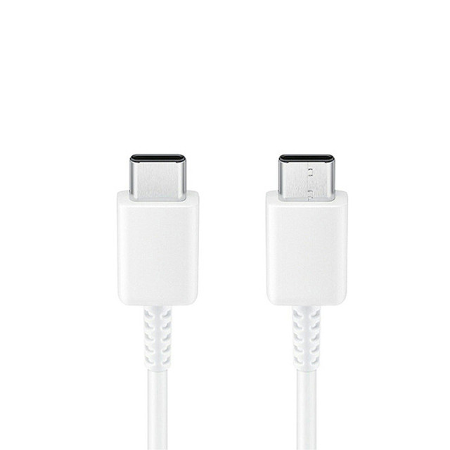Cable USB-C - USB-C Type-C 3A Power Delivery PD QC cable 1M White 1pc