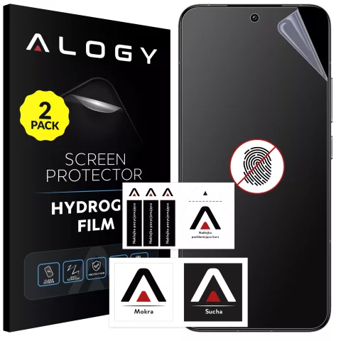 2x Folia "MATOWA" do Xiaomi 14T / 14T Pro Hydrożelowa Alogy HydroSkin Matte Pro™ na ekran do etui "BEZ ODCISKU PALCÓW"