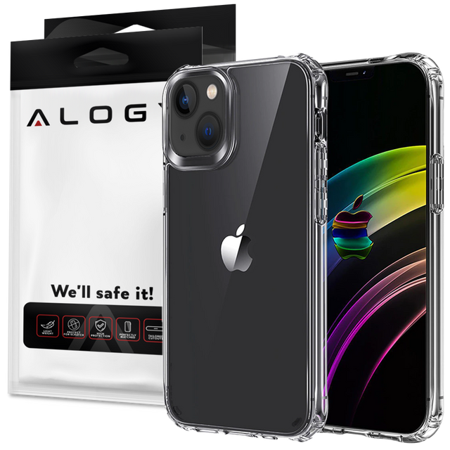 Protective case Alogy Hybrid Case for Apple iPhone 14 Pro Max Transparent