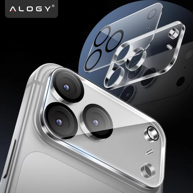 2x Kameralinsenglas für Apple iPhone 16 Pro / 16 Pro Max Alogy Lens Protector Pro Transparent