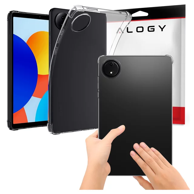 Etui do Redmi Pad SE 8.7" Przezroczyste, Ochronne, Hybrydowe, Wzmocnione Narożniki, Smukłe i Lekkie, Alogy FlexiShield™ ShockProof Case