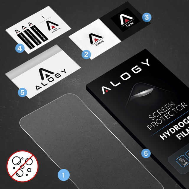 "MATTE" fólie pro iPhone 15 Pro Max Hydrogel Alogy obrazovka pro obal "FINGERPRINT FREE".