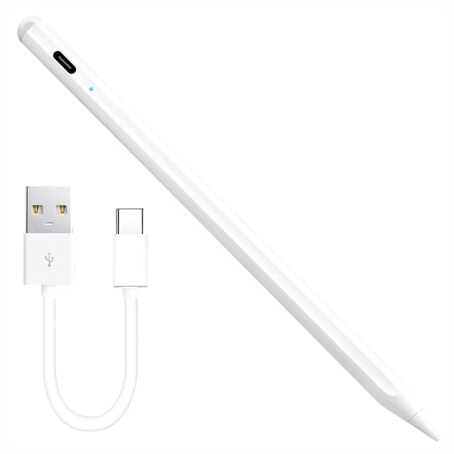 Rysik Dotykowy Stylus Pen do Telefonu i Tabletu, Precyzyjny Pencil do Apple iPad, Alogy SmartStylus™ – Biały