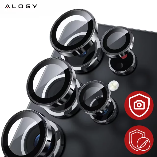 3x Szkło hartowane na ekran + szkło na obiektyw do Samsung Galaxy S25 Ultra ochronne szkiełko na ekran i aparat 9H Alogy GlassGuard Pack™️ zestaw szkieł ochronnych