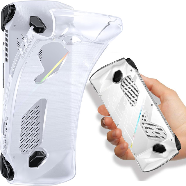 Case for Asus Rog Ally Clear Case console, housing cover, silicone, Alogy overlay, transparent