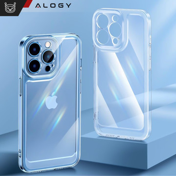 Case for iPhone 15 Pro Housing Case Silicone Transparent Camera Protection Lens Protector Alogy Slim