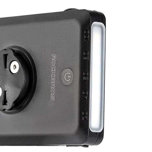 Lampka Rockbros JP008 150 lm + powerbank 5000 mAh IPX6 pod licznik – czarna