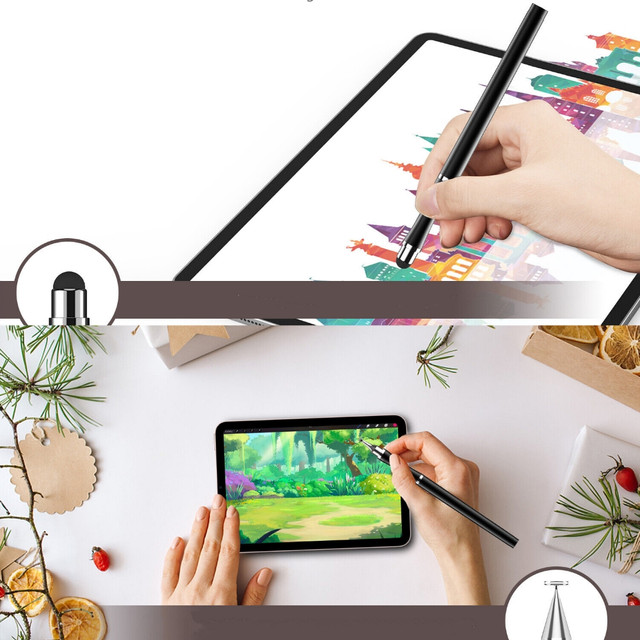 Alogy 2-v-1 stylus kapacitní dotykový pro obrazovku tabletu Černá