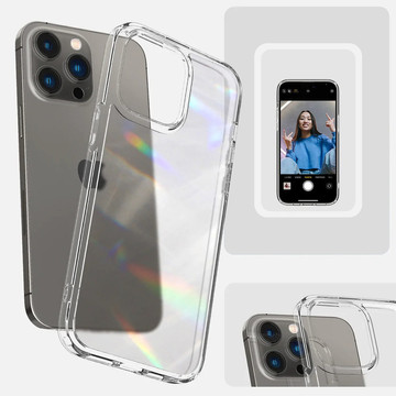 Kryt Spigen Ultra Hybrid Frost Clear Glass pro Apple iPhone 14 Pro