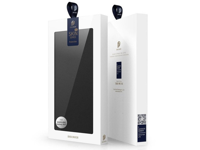 Ochranné kožené flipové pouzdro Dux Ducis pro Samsung Galaxy A41 Black