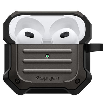 Etui Spigen Tough Armor macht Apple AirPods 3 Gunmetal