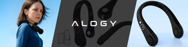 Stolní ventilátor stojící ventilátor malé oběhové čerpadlo s klipem bezdrátové ruční 500mAh USB-C Alogy White