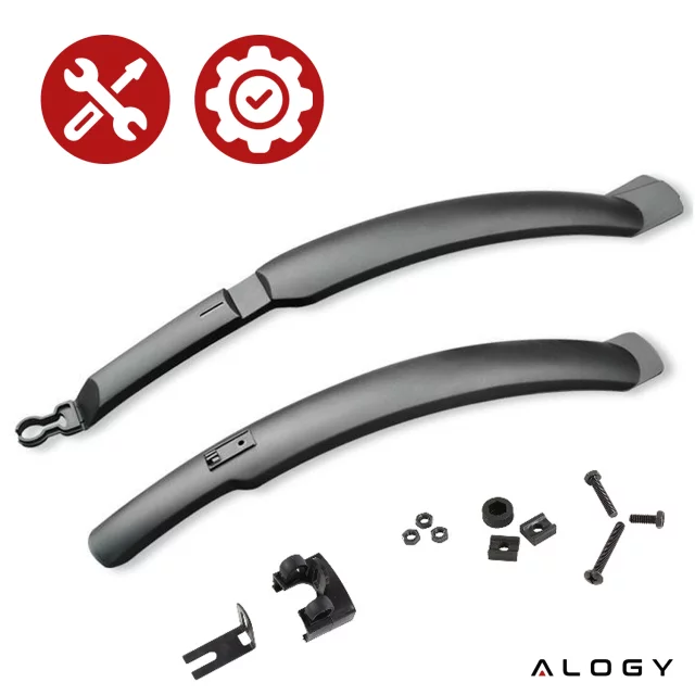 Plattform-Fahrradpedale für MTB-Fahrräder, Aluminium 9/16" Schwarzes Aluminium-Set [2 Stk.]