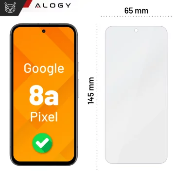 Szkło hartowane do Google Pixel 8a ochronne szkiełko na ekran 9H Alogy Heavy Pro+™️