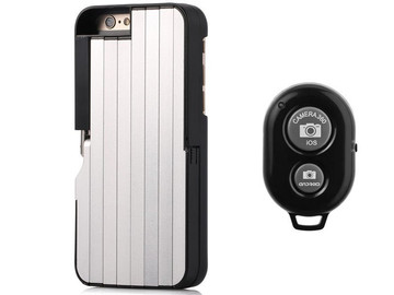 Etui Selfie Case Apple iPhone 6 / 7 / 8 / SE 2022/2020 czarny + Pilot Sterujący