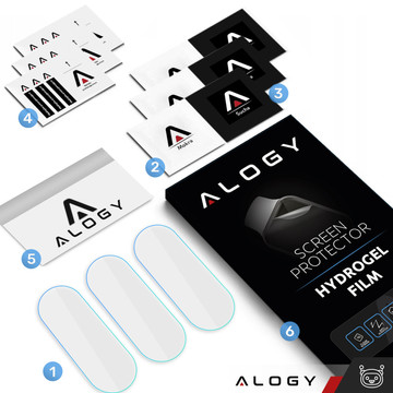Protective film Hydrogel hydrogel Alogy for Xiaomi Mi Band 6 smartwatch