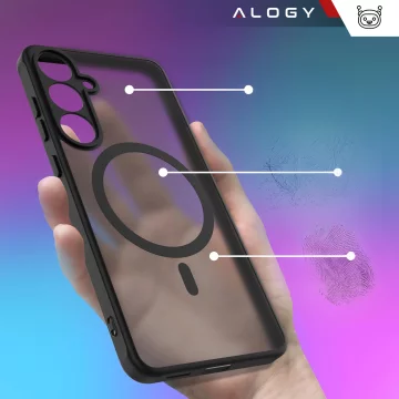 Hülle für Apple iPhone 16 Pro Max Alogy Anti-Shock Hybrid Case für MagSafe Transparent