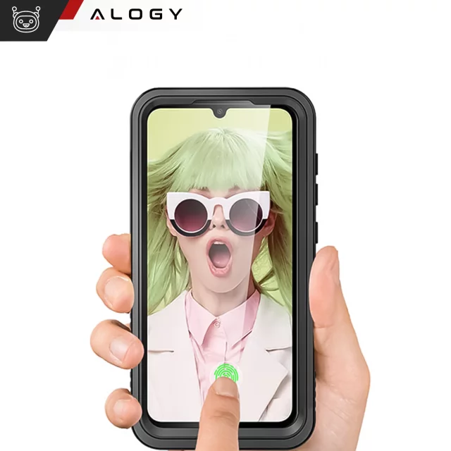 Etui Wodoodporne do Samsung Galaxy S25 Plus Alogy HydroArmor™ IP68 Case z przezroczystym tyłem Pancerna obudowa 360