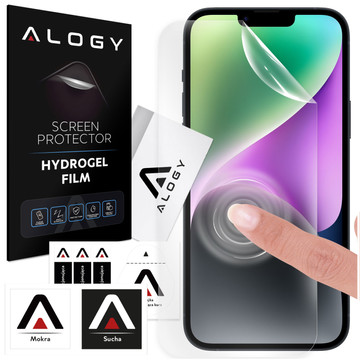 Folia Hydrożelowa do iPhone 14 Plus ochronna na telefon na ekran Alogy Hydrogel Film