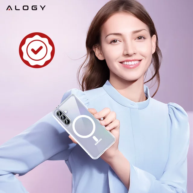 Apple iPhone 16 Pro Max Case Alogy Anti-Shock Hybrid Case for MagSafe Clear