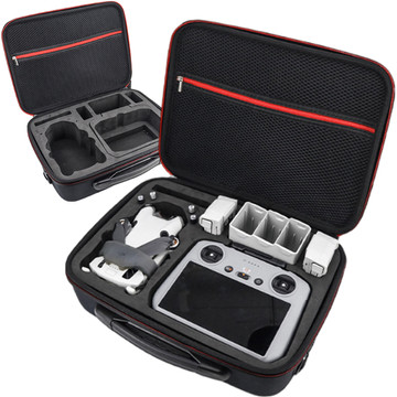 Hard Case Kufrové pouzdro pro DJI Mini 4 Pro / DJI Mini 3 Pro / Mini 3 Drone Pevné s popruhem Pevné pouzdro Alogy Black