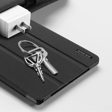 Dux Ducis Domo Flip Case for Samsung Galaxy Tab A8 10.5 X200/ X205 Black Glass
