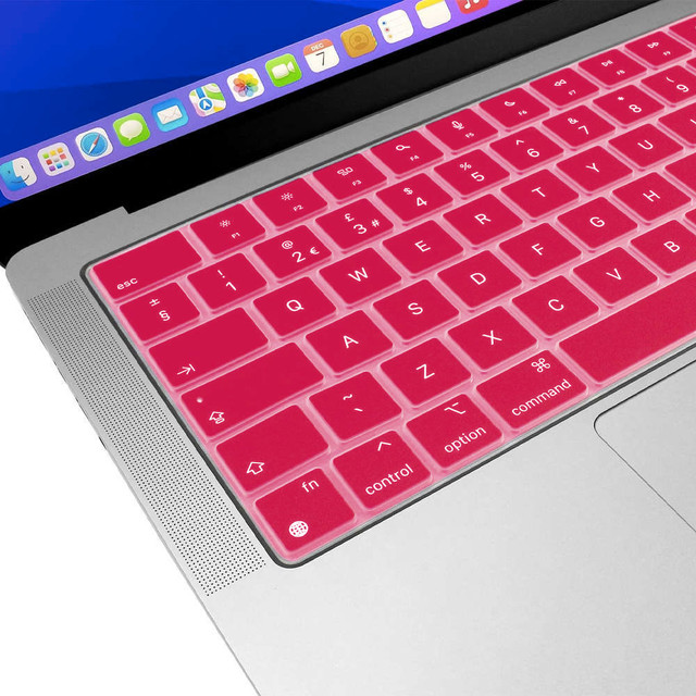 Alogy Silicone Keyboard Cover for Apple Macbook Pro 14/16 M1 2021 Pink