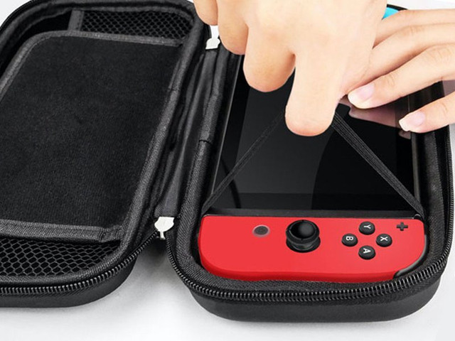 Etui futerał pokrowiec Alogy do konsoli Nintendo Switch Niebieskie 02 + Szkło