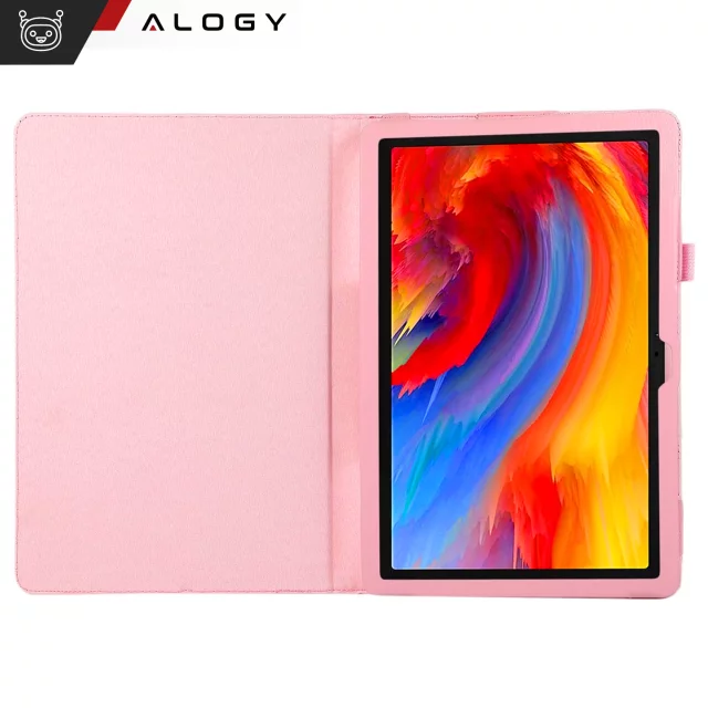 Etui do Lenovo Tab K11 / K11E 11” M11 10.95" TB330FU/TB330XU/TB331FC stojak pokrowiec obudowa z klapką na tablet Case Alogy Różowe