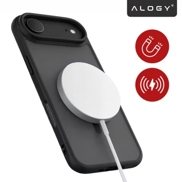 Alogy 3-in-1 Case Pack™ – Schwarze MagSafe Hybrid-Hülle mit 2 Displayschutzfolien aus gehärtetem Glas für Apple iPhone 17 Air