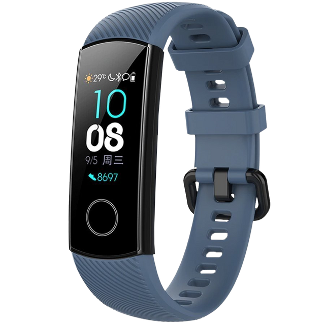 Řemínek z měkké pryže Alogy pro Honor Band 4/5 Graphite