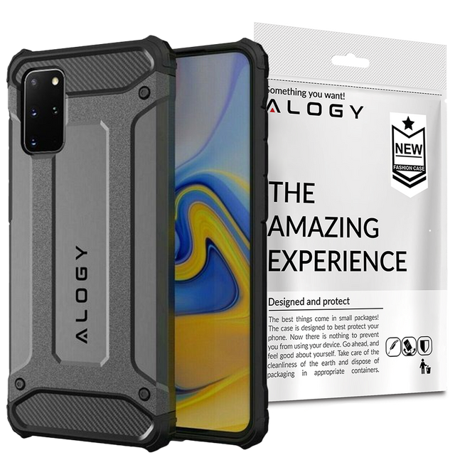 Alogy Hard Armor Hülle für Samsung Galaxy S20 Plus grau