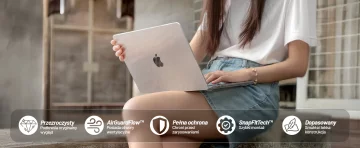 Pevné pouzdro Etui Alogy pro Apple Macbook Air 13 2022 M2 A2681 13,6" Przezroczyste