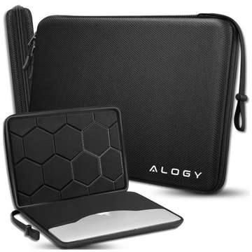 Laptop Sleeve, MacBook Air Pro 13.3" Alogy Hard Foam Bag Protective Case for 13-14" Laptops Black