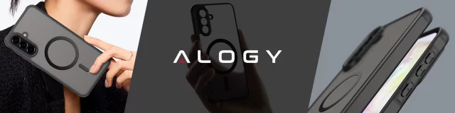 Etui do Samsung Galaxy A56 5G obudowa ochronna na telefon Alogy Matte HybridMag™️ Case do MagSafe Matowe Czarne